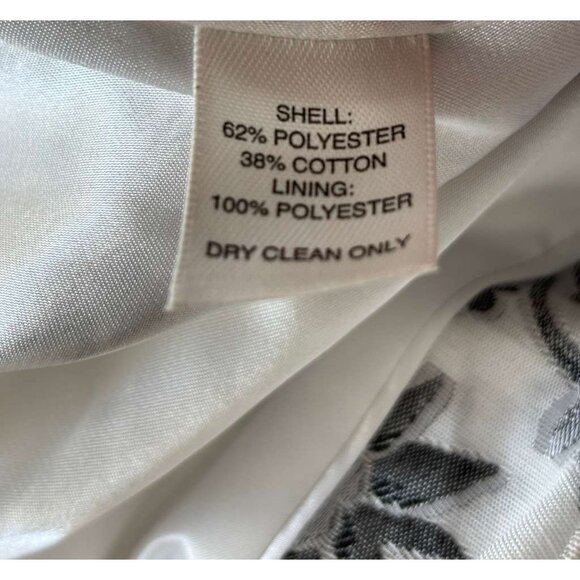 White House Black Market Women’s Floral Print 3/4 Sleeve Blazer Jacket Size 2 - Picture 10 of 11